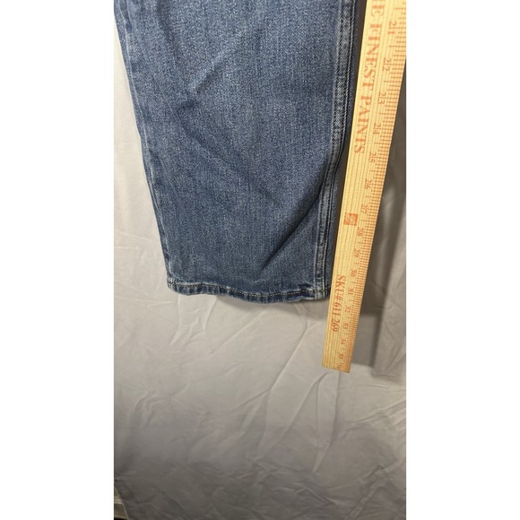 levis 505 straight leg jeans Medium Wash Blue Jeans Men's 38x31 Pants - Picture 6 of 10